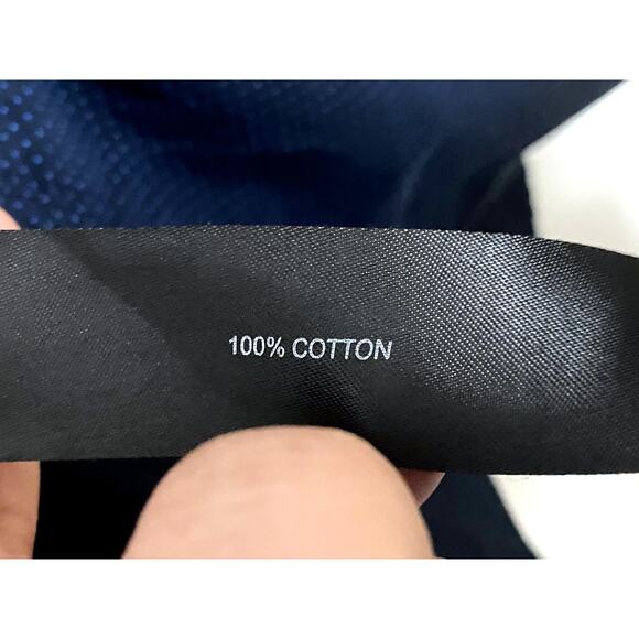 Denim & Flower Ricky Singh Polka Dots Blue Button Shirt Mens S Classic Preppy - Picture 6 of 6